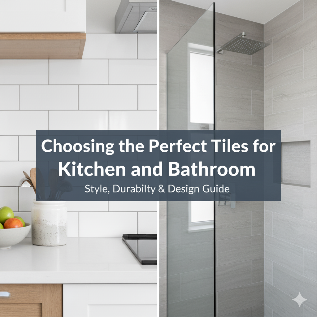 How to Choose the Right Tiles for Your Kitchen and Bathroom