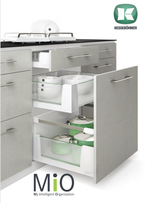 Customizable drawer inserts for kitchens