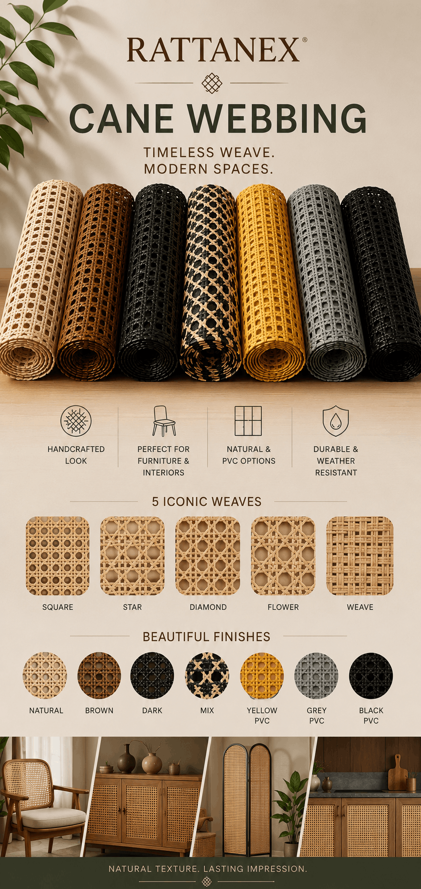 Rattanex Cane Webbing Brochure
