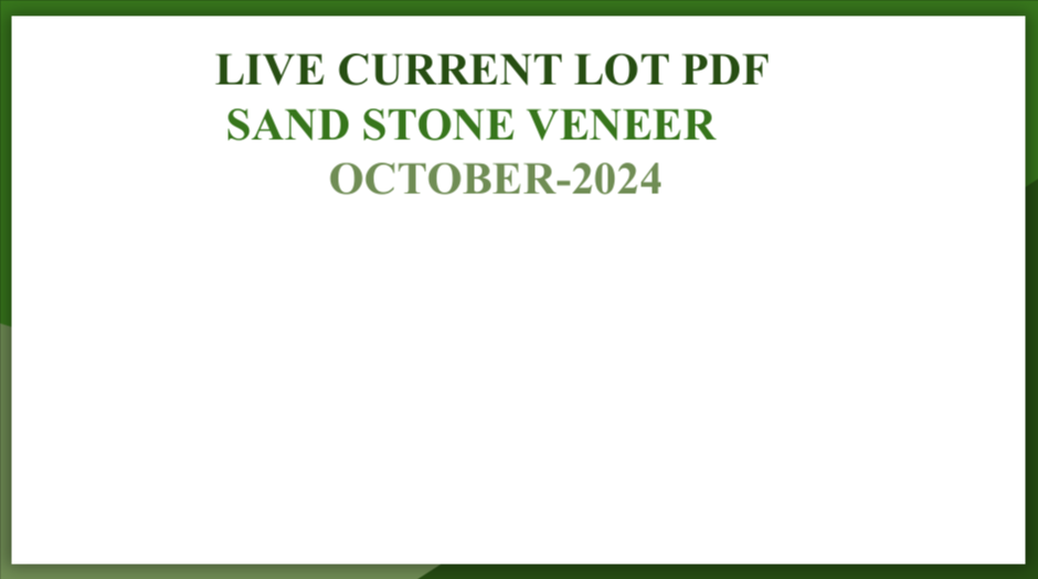 sand stone veneer brochure